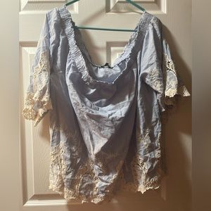 Charlotte Russe denim late top